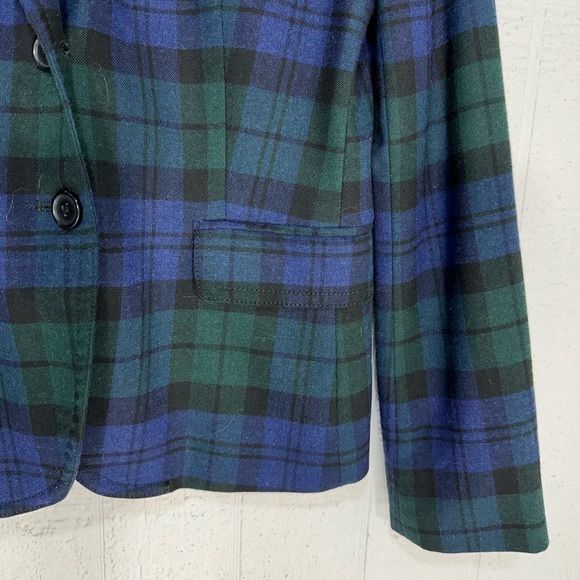 J. Crew plaid schoolboy blazer size 2 - Picture 3 of 13